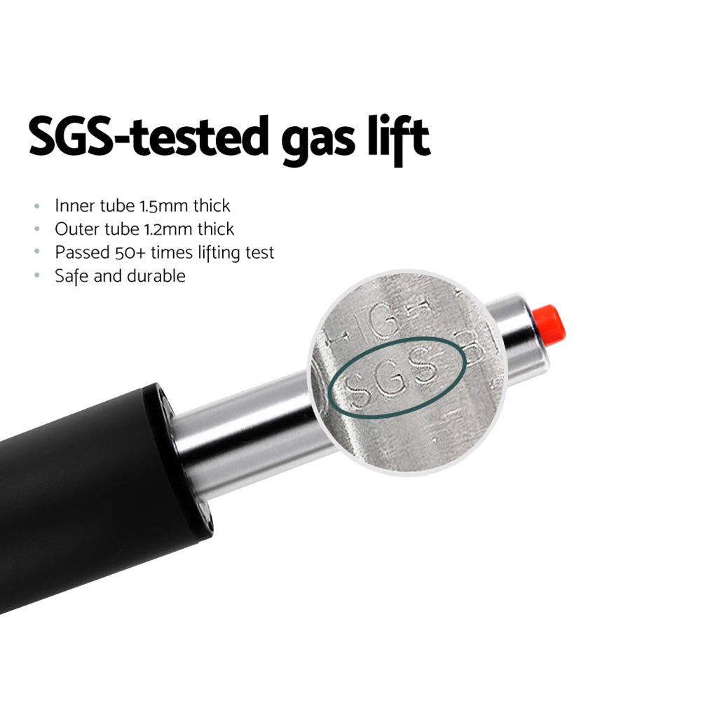 Wade 4x Bar Stools Faux Leather Chair White