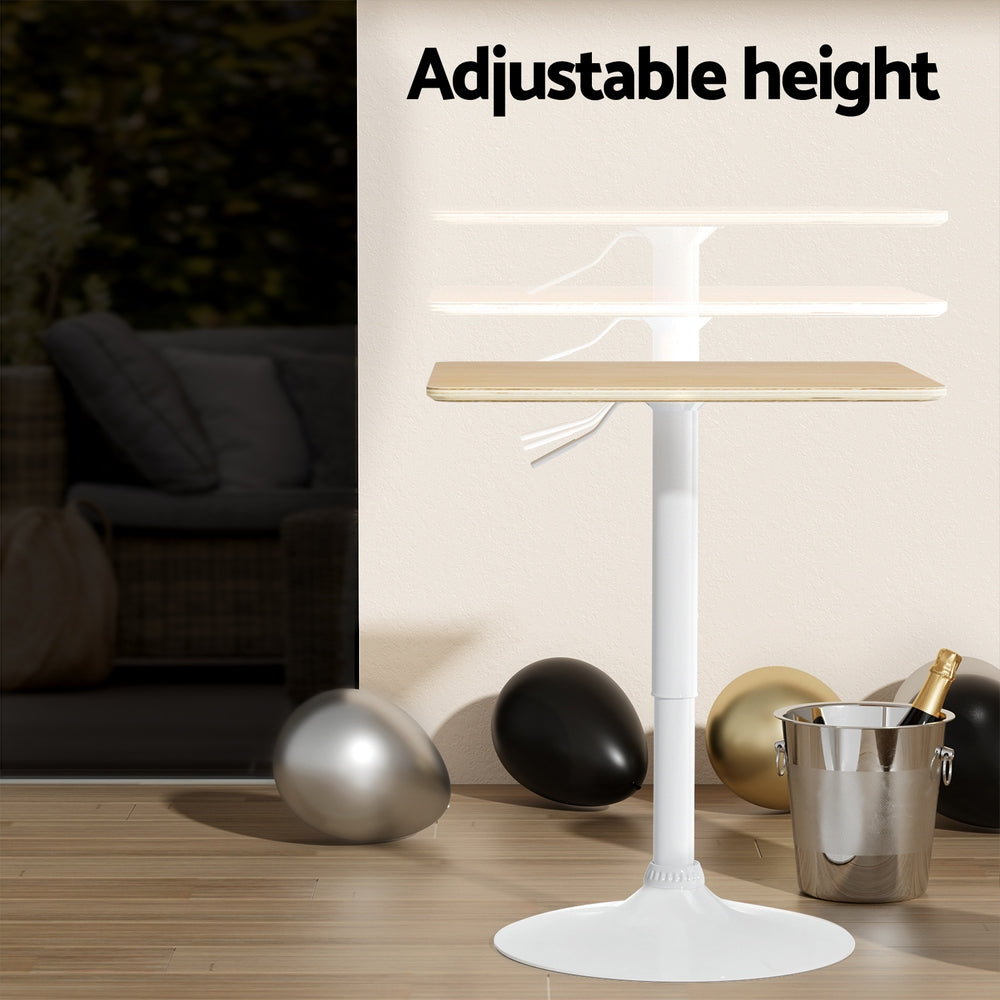 Bar Table Square Brown