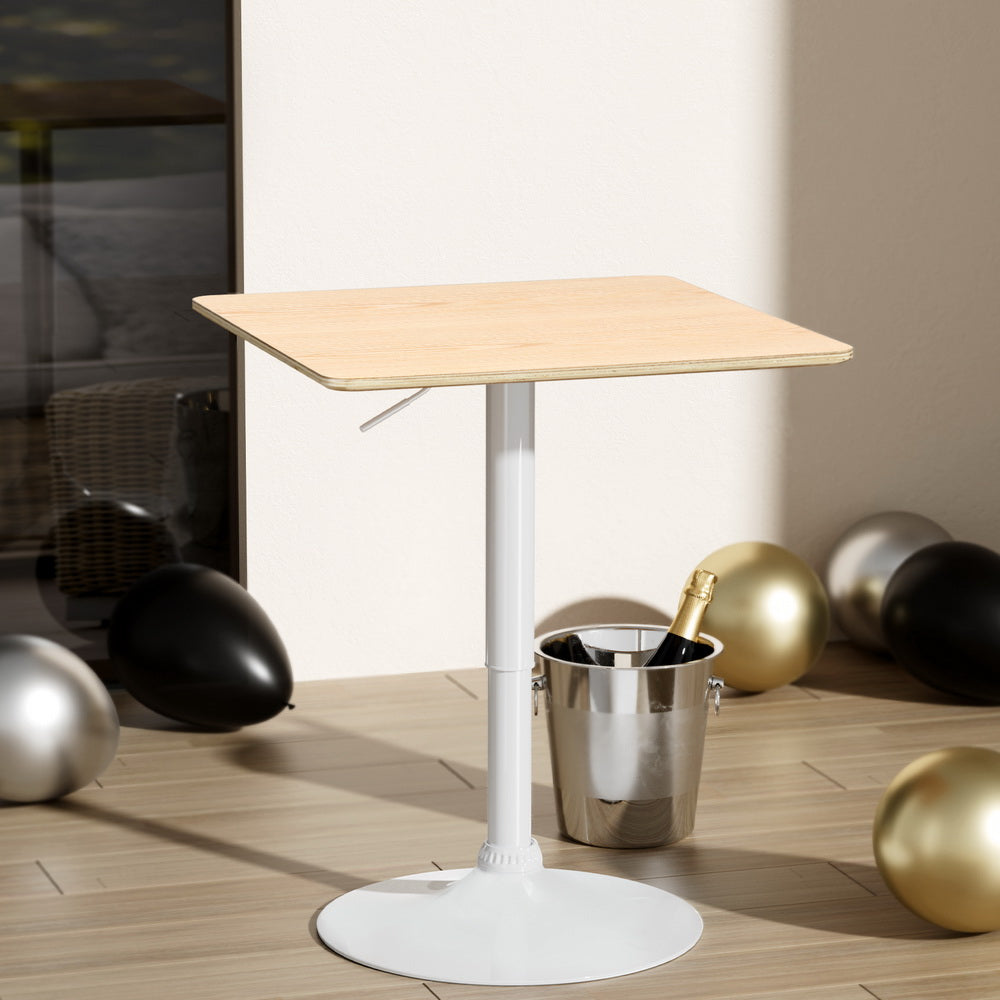 Bar Table Square Brown
