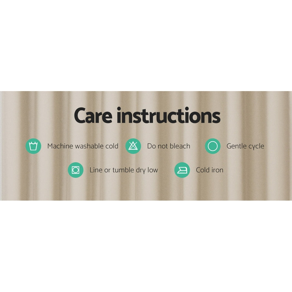 Cream Block out curtains