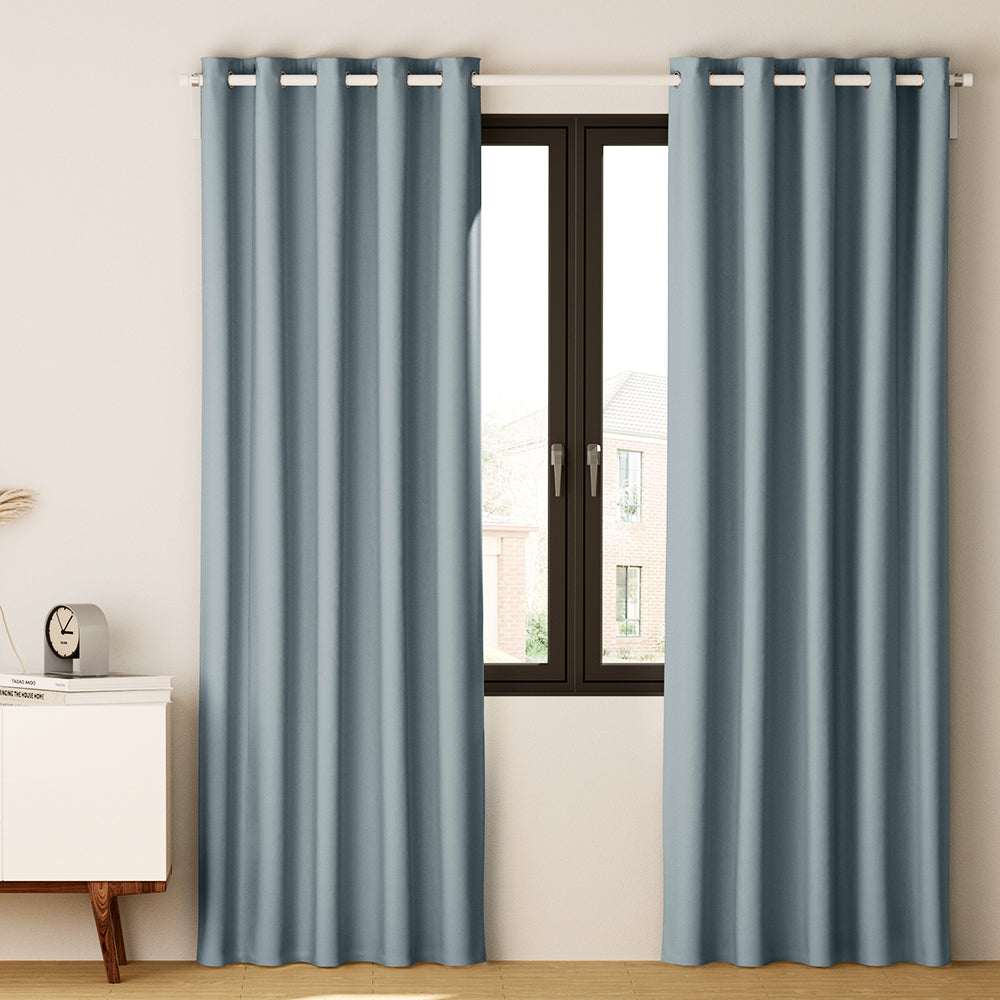 Grey Block out curtains small