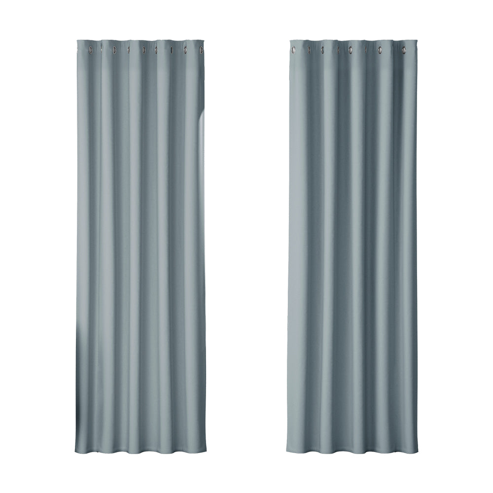Grey Block out curtains large