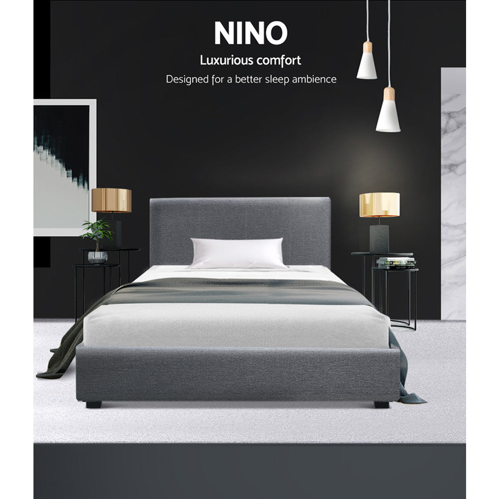 Fabric NEO King Single Bed Frame