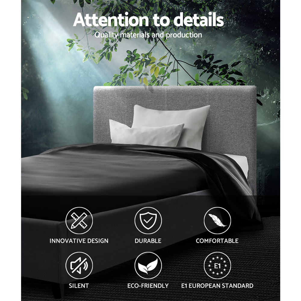 Fabric NEO King Single Bed Frame