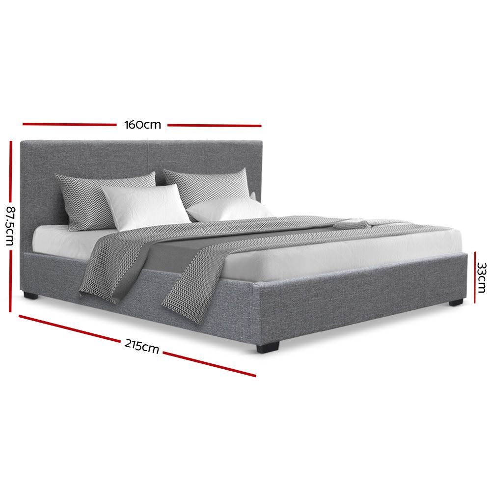 NINO Queen Gas Lift Bed Frame