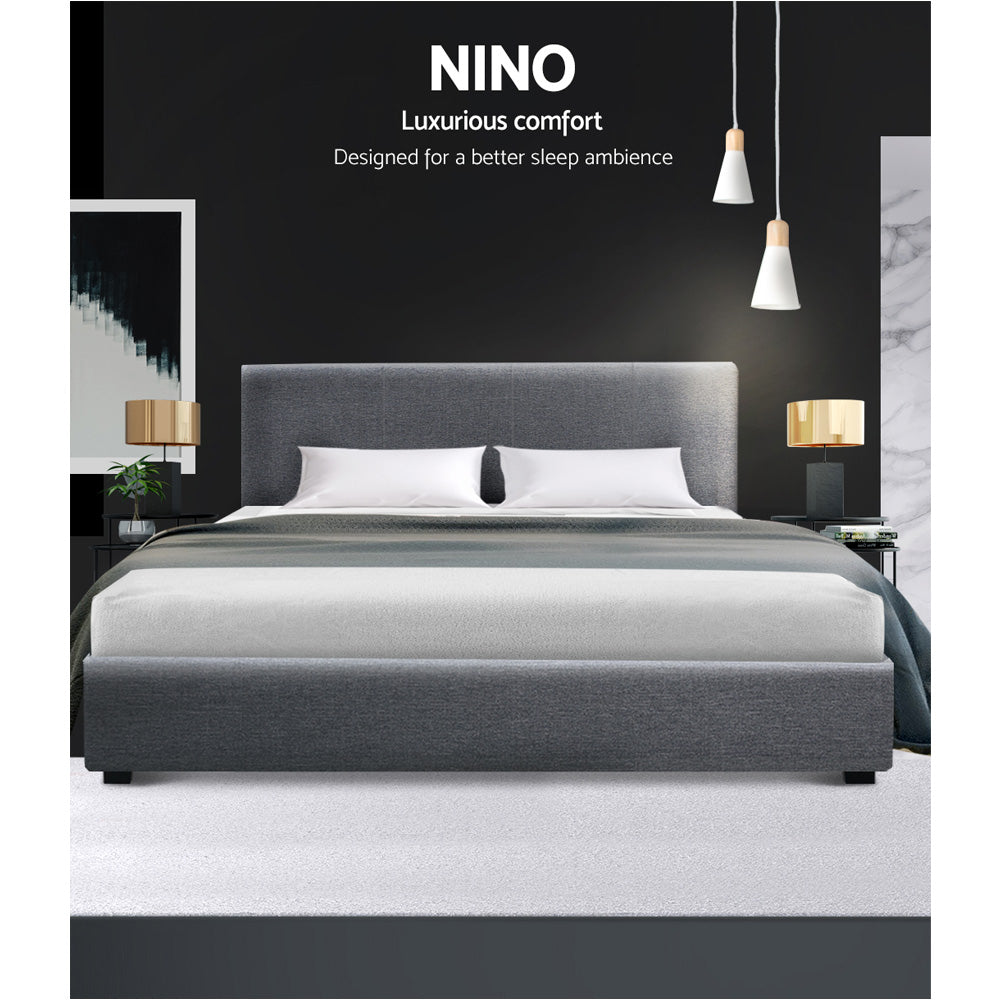 NINO Queen Gas Lift Bed Frame