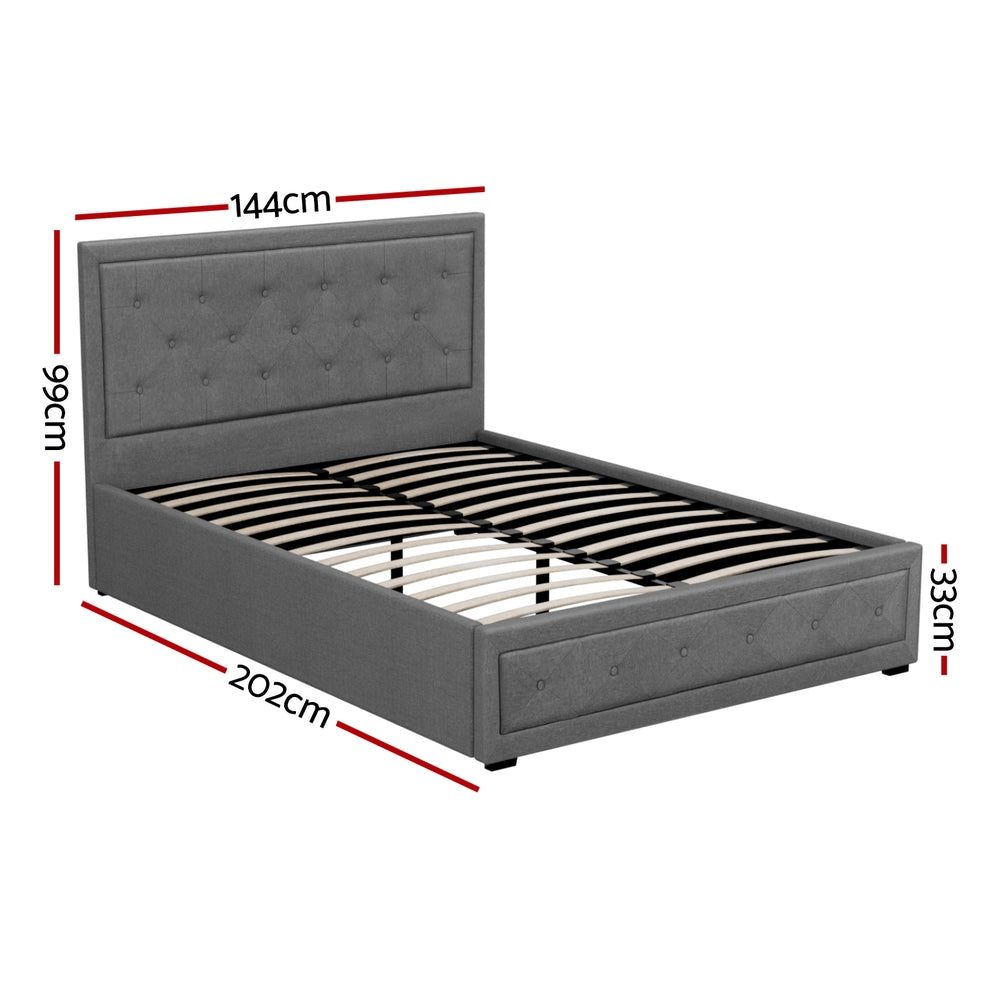 Tiyo Double-sized Gas Lift Bed Frame