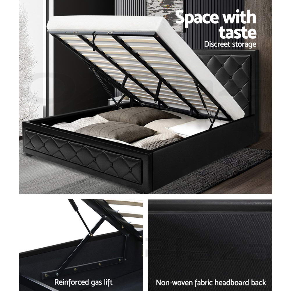 Tiyo Gas Lift Bed Frame - King Size