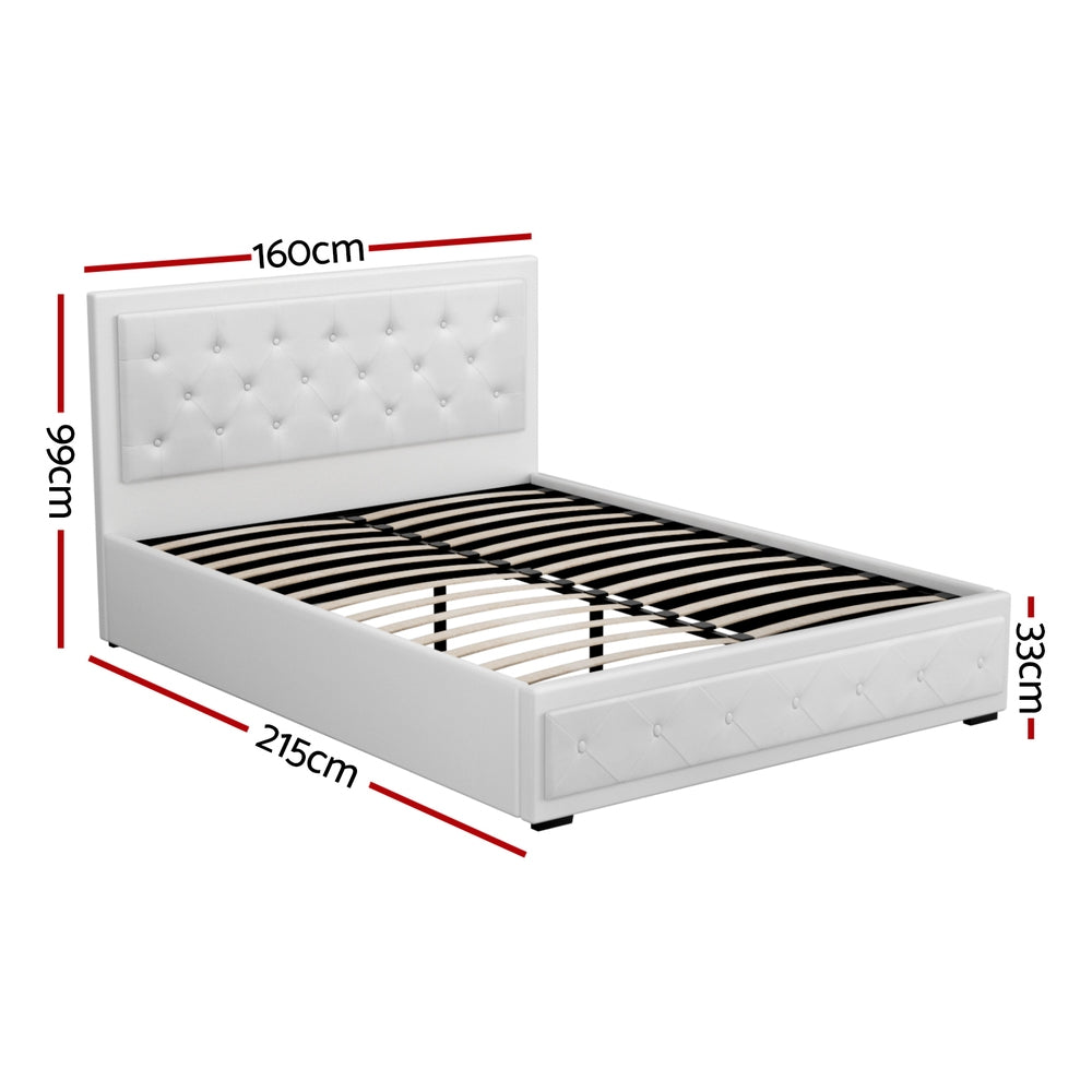 Tiyo Queen Gas Lift Bed Frame