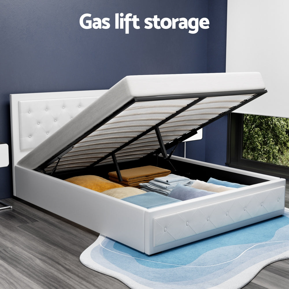 Tiyo Queen Gas Lift Bed Frame