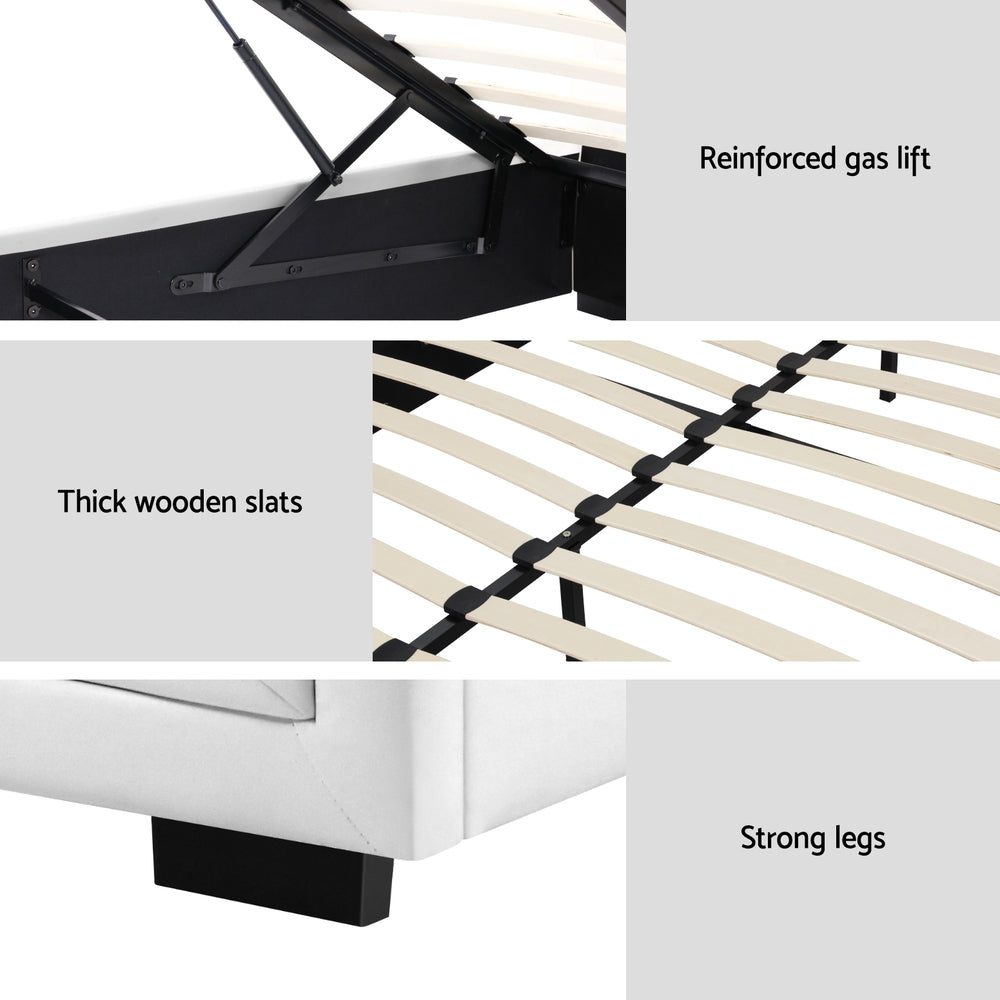 Tiyo Queen Gas Lift Bed Frame