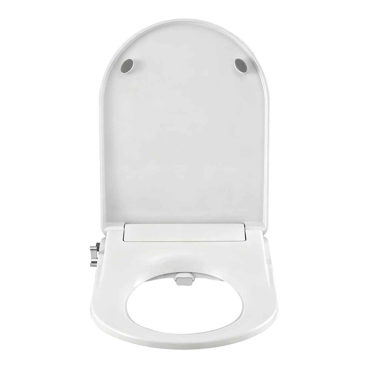 Cefito Non Electric Bidet Toilet Seat D-Shape Dual Nozzle Soft Close WaterMark DIY