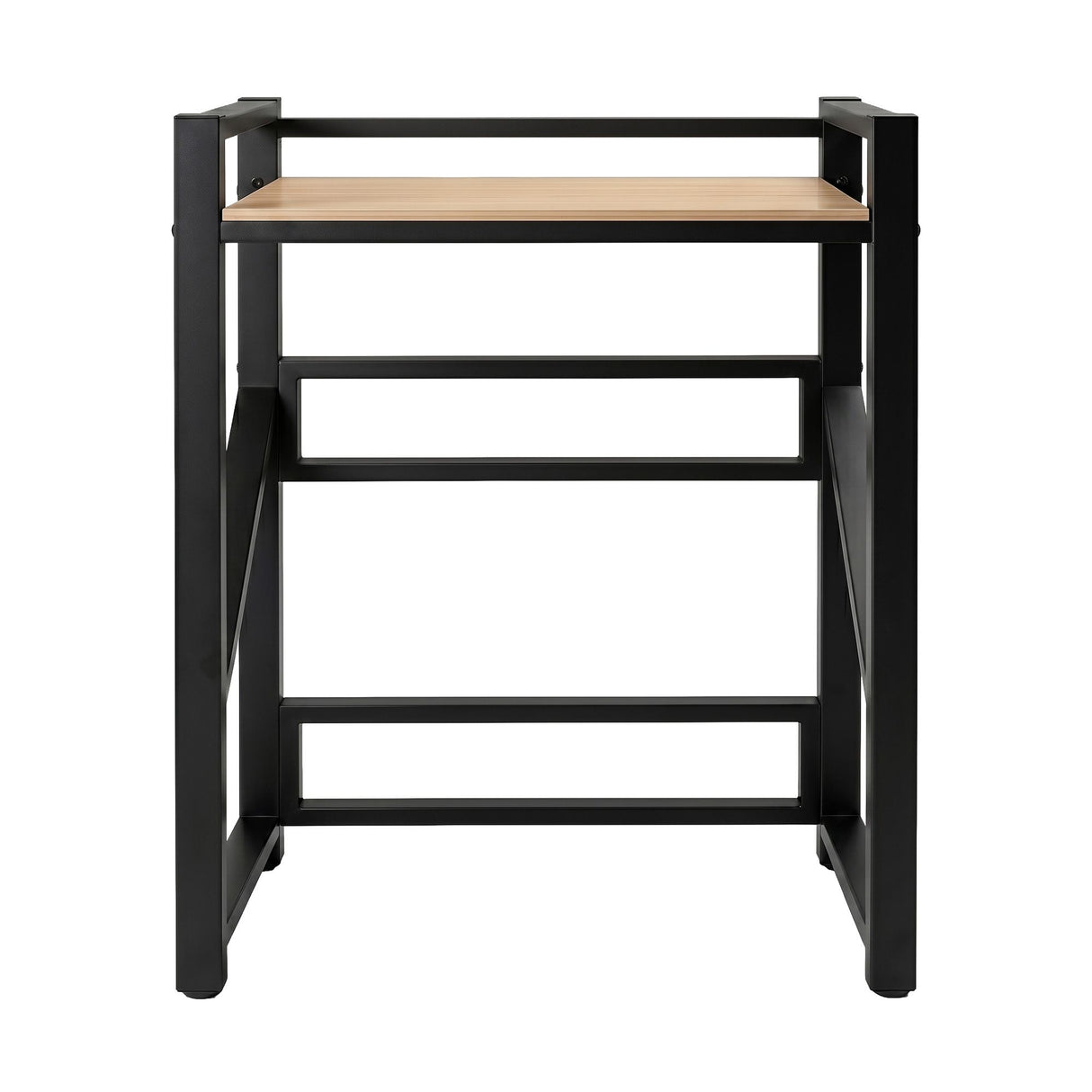 Artiss Over Washing Machine Rack Laundry Shelf Space Saver 75cm Black