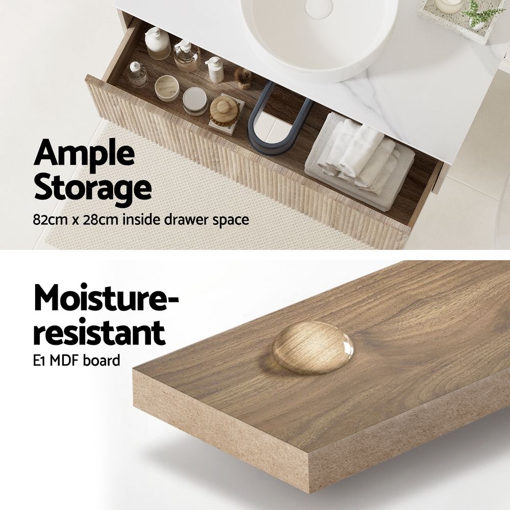 Cefito Vanity Unit 915mm Oak
