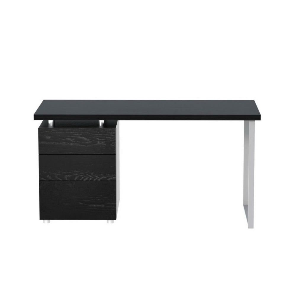 Computer Desk Black U-shape Leg
