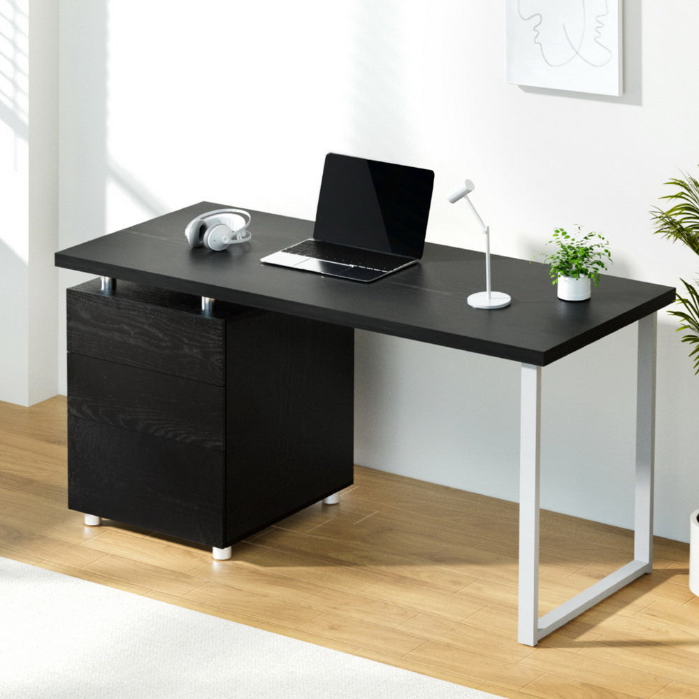 Computer Desk Black U-shape Leg