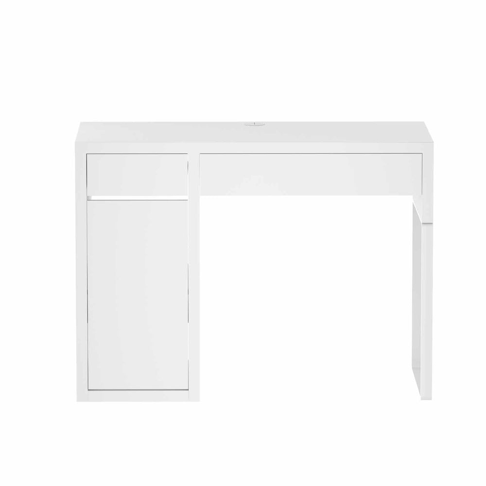Accommodating White Computer Desk