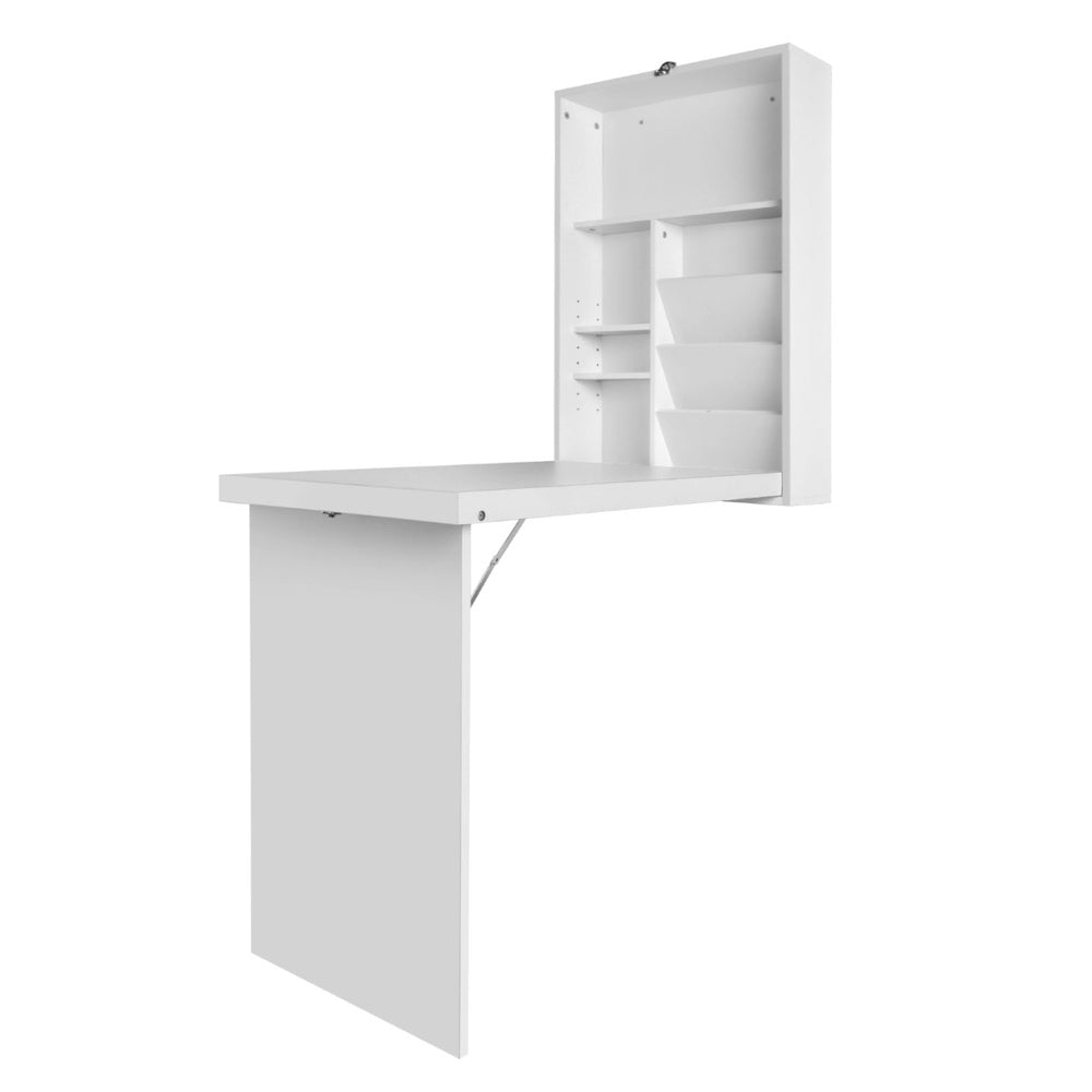 White Fold-Away Office Desk