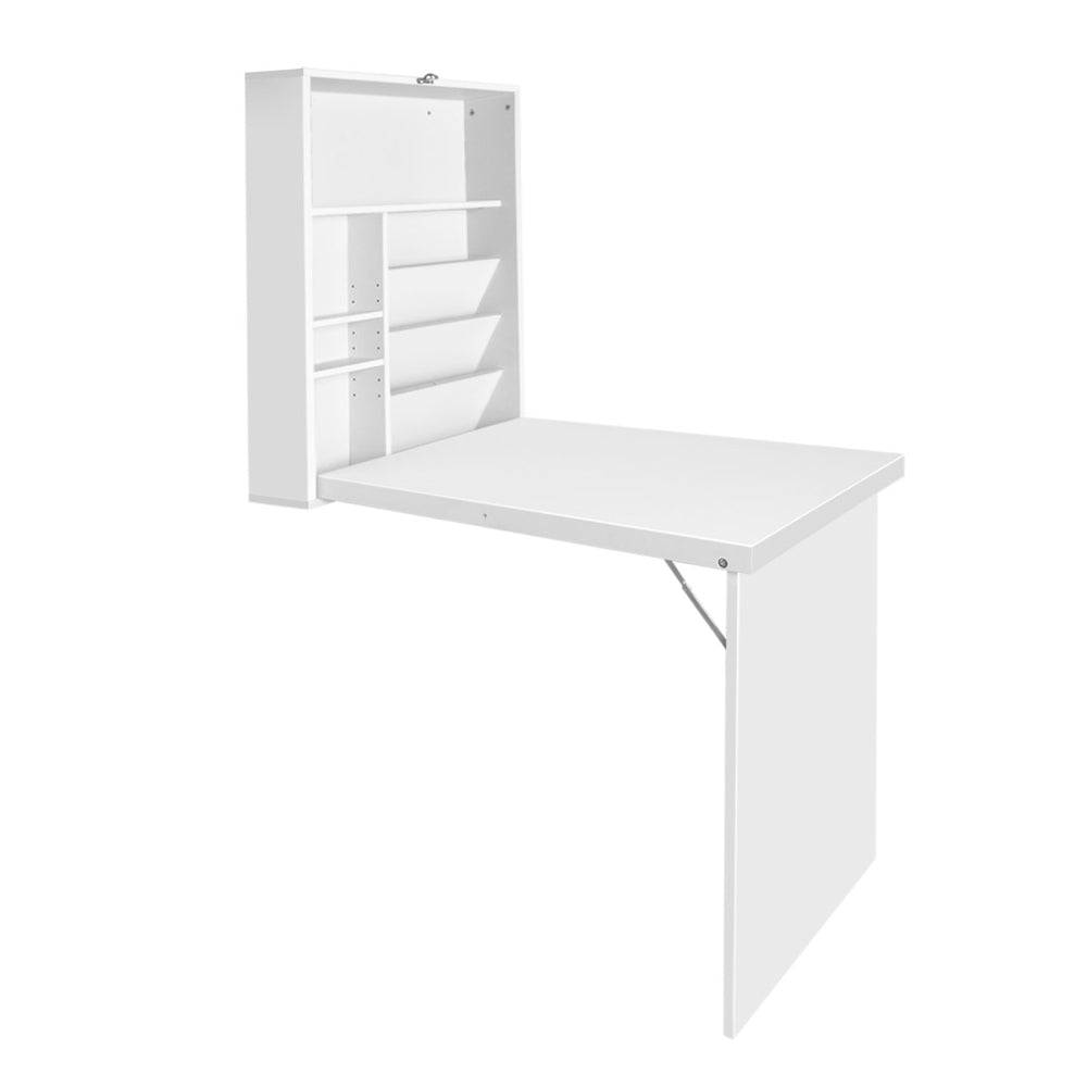 White Fold-Away Office Desk