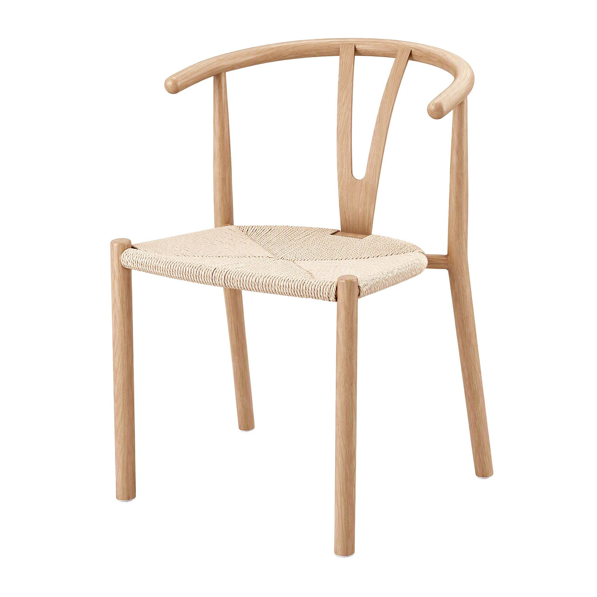 Artiss Dining Chairs X1, Y-Back Leisure Accent Chair for Living Room & Balcony Woven Seat