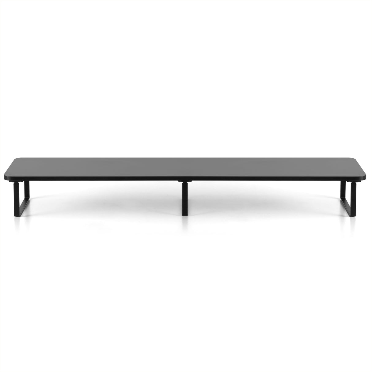 Artiss Dual Monitor Stand 100cm Riser Large Laptop Stand Desk Organiser Black