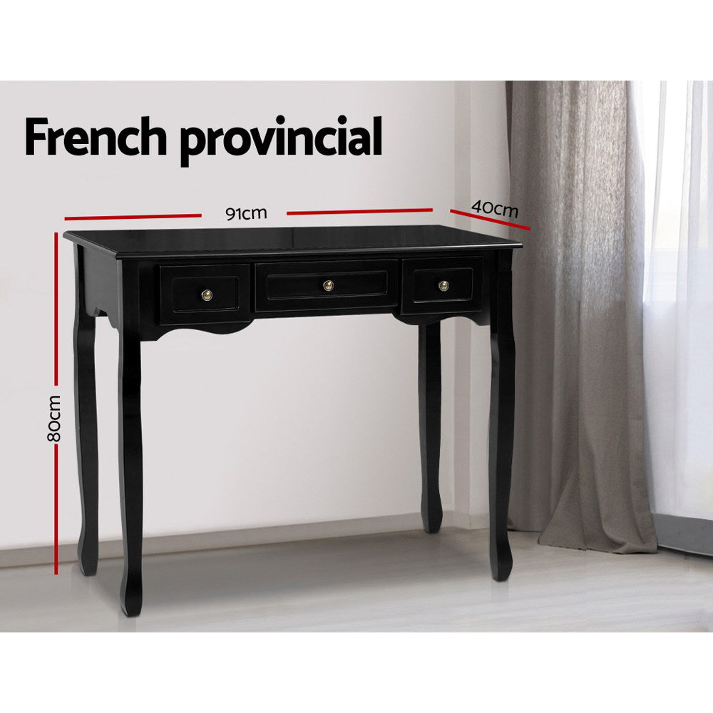Paulownia Black Hall Table