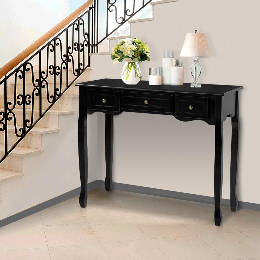 Paulownia Black Hall Table