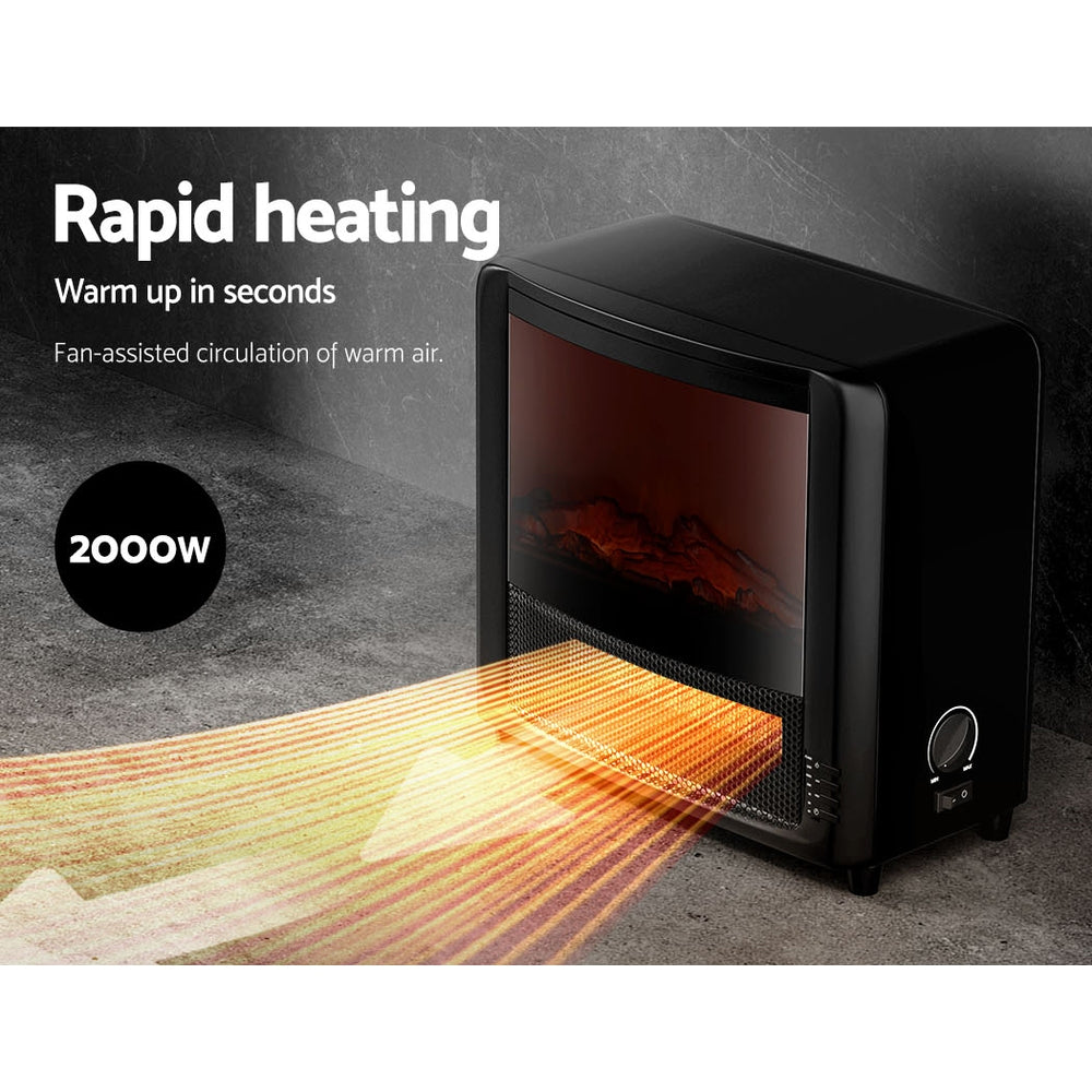 Electric Fireplace Fire Heaters 2000W