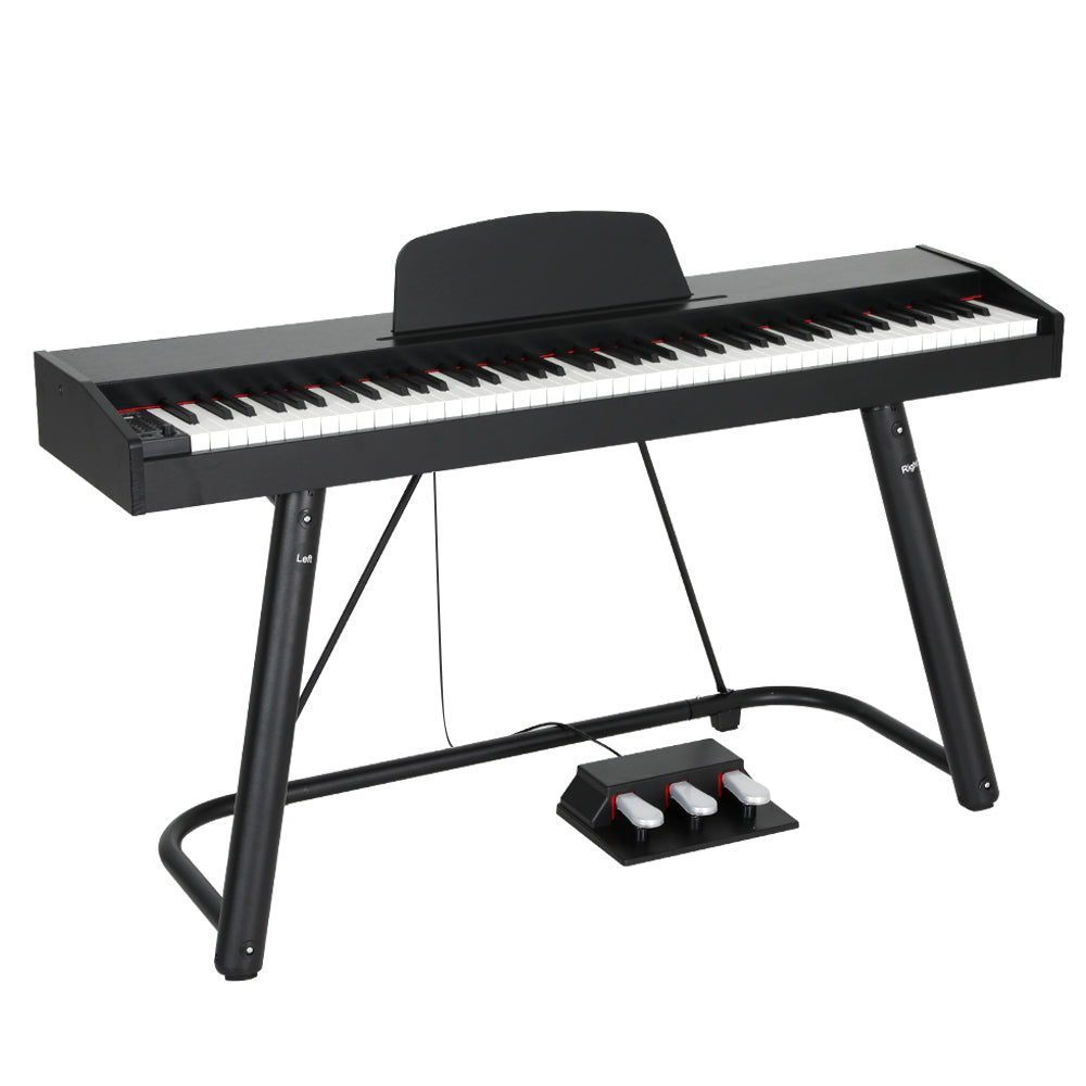 Alpha 88 Keys Electronic Piano Keyboard Digital Electric w/ Stand Semi-Weighted