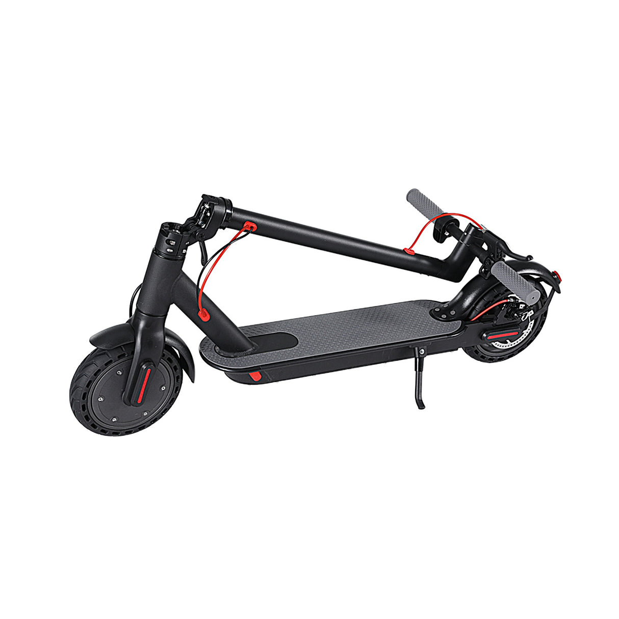 Electric Scooter 500W 25KM/H Folding Portable Riding For Adults Commuter Black
