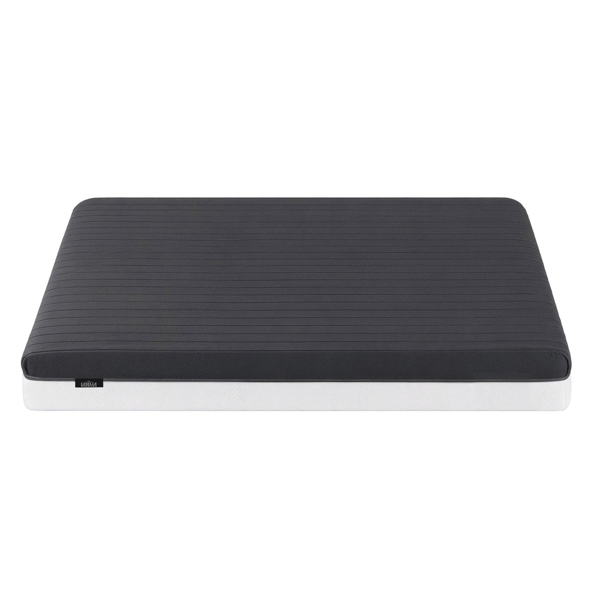 Giselle 18cm Queen Memory Foam Mattress Dual Feel Reversible Charcoal Foam