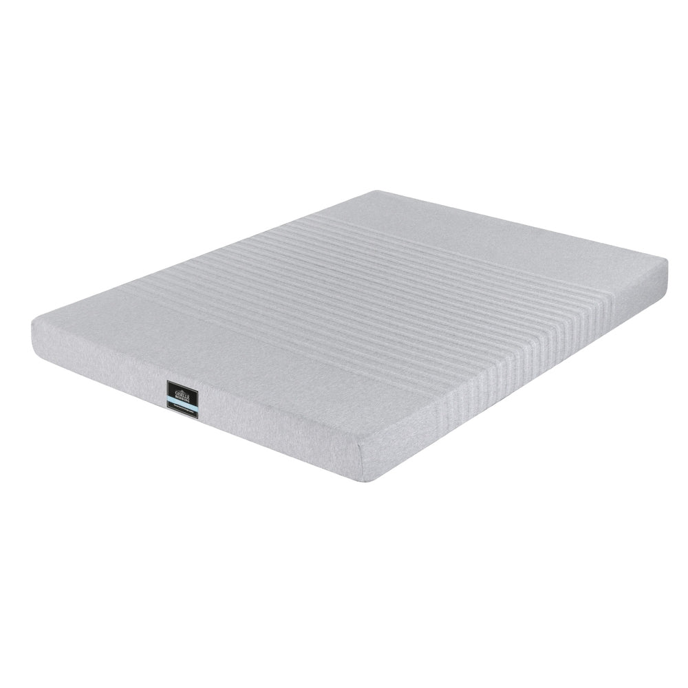 Giselle Bedding Cool Gel Memory Foam Mattress Charcoal 7-Zone Washable Bamboo Cover 15cm King