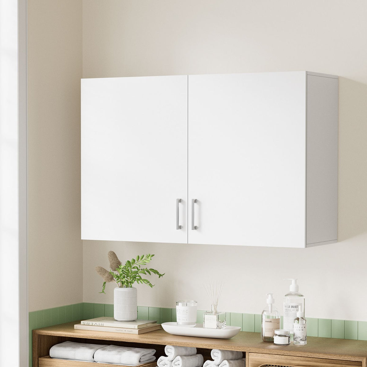 Cefito Bathroom Storage Cabinets 900mm Wall Mounted Medicine Cabinet Cupboard