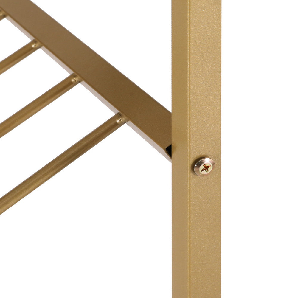 Aria Bar Table Dining Storage Shelf Wine Rack Home Kitchen Office Desk Gold