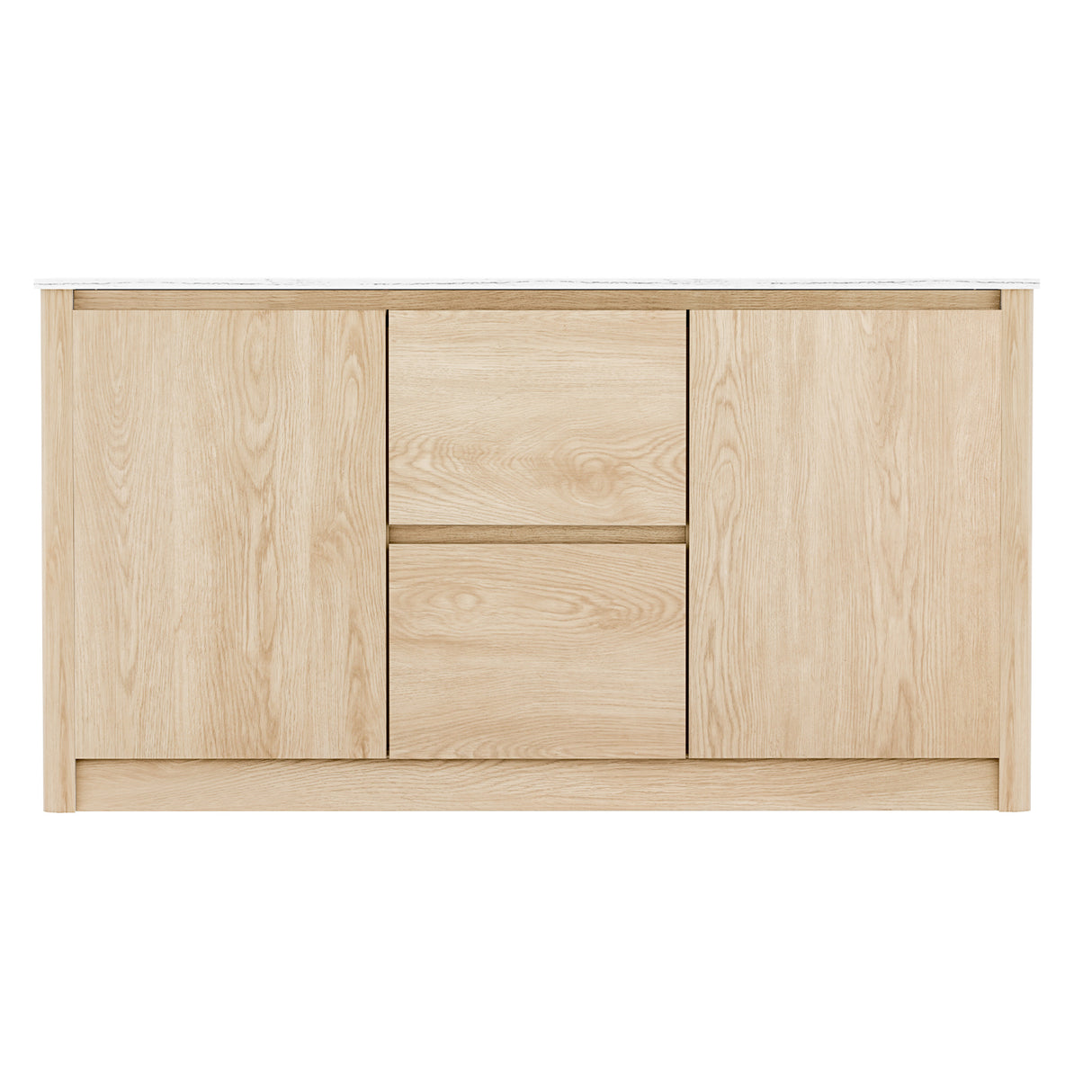 Aria Buffet Sideboard Marble Style Tabletop - Pine