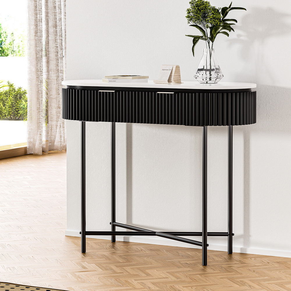 Aria Console Table 2 Drawers 100CM