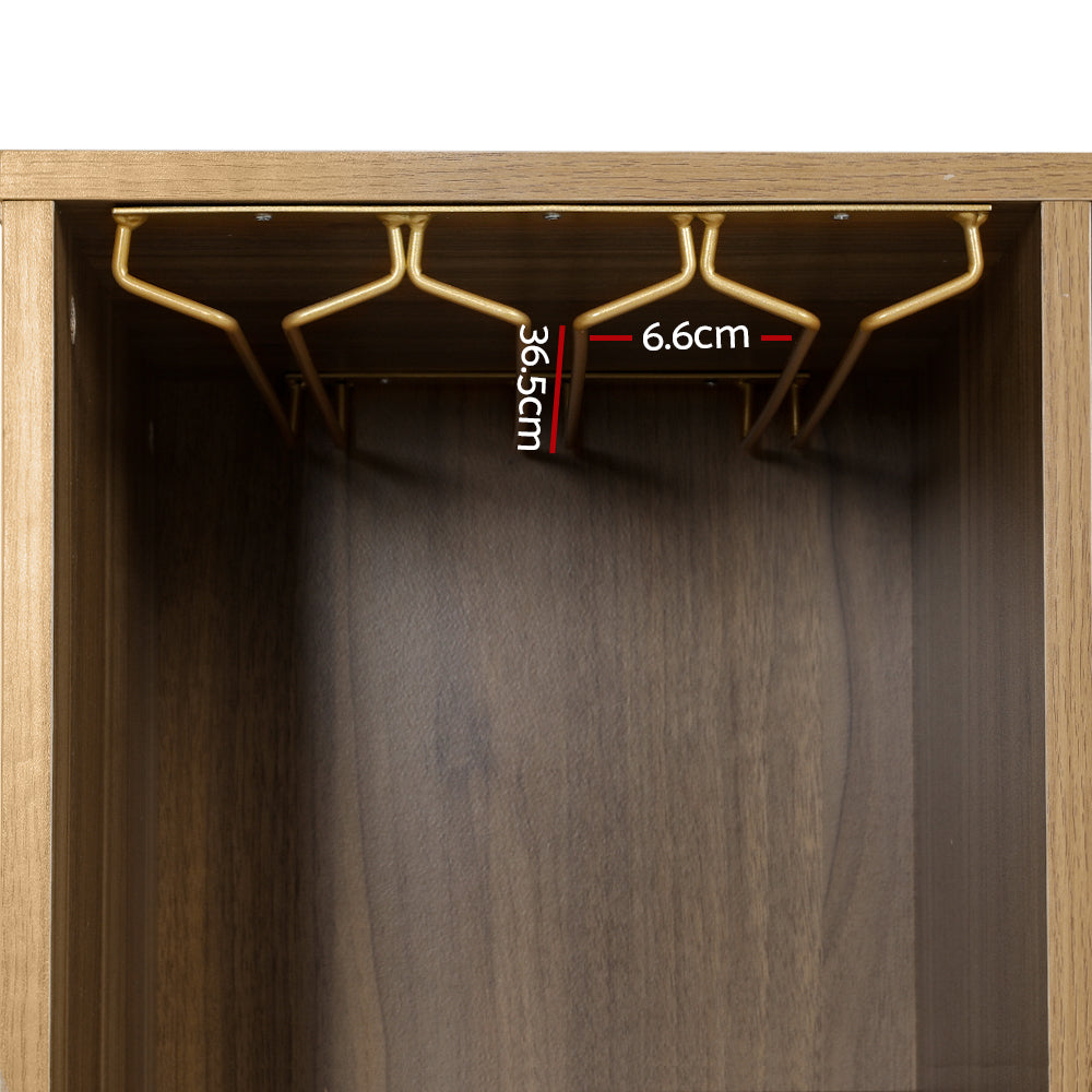 Ember Buffet Sideboard with Wine Rack - ANYA