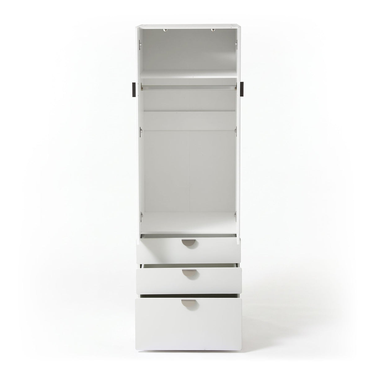 Artiss Wardrobe Cabinet Bedroom Clothes Storage Organiser Cupboard 3 Drawers Shelf Hanging Rod