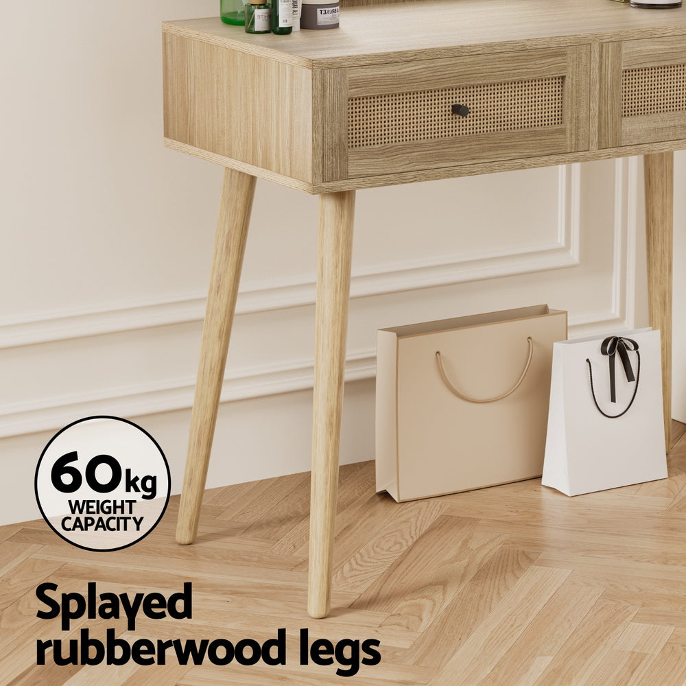 Aria Dressing Table Set Rattan Frances