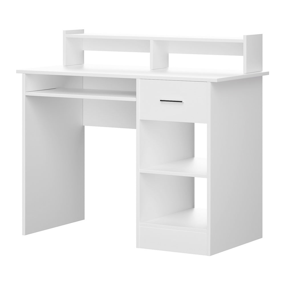 Office Computer Desk with Storage White