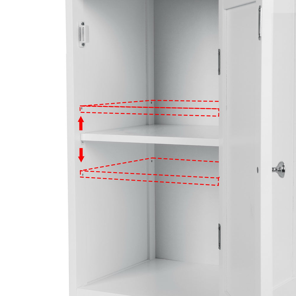 Tall Bathroom Storage Cabinet White