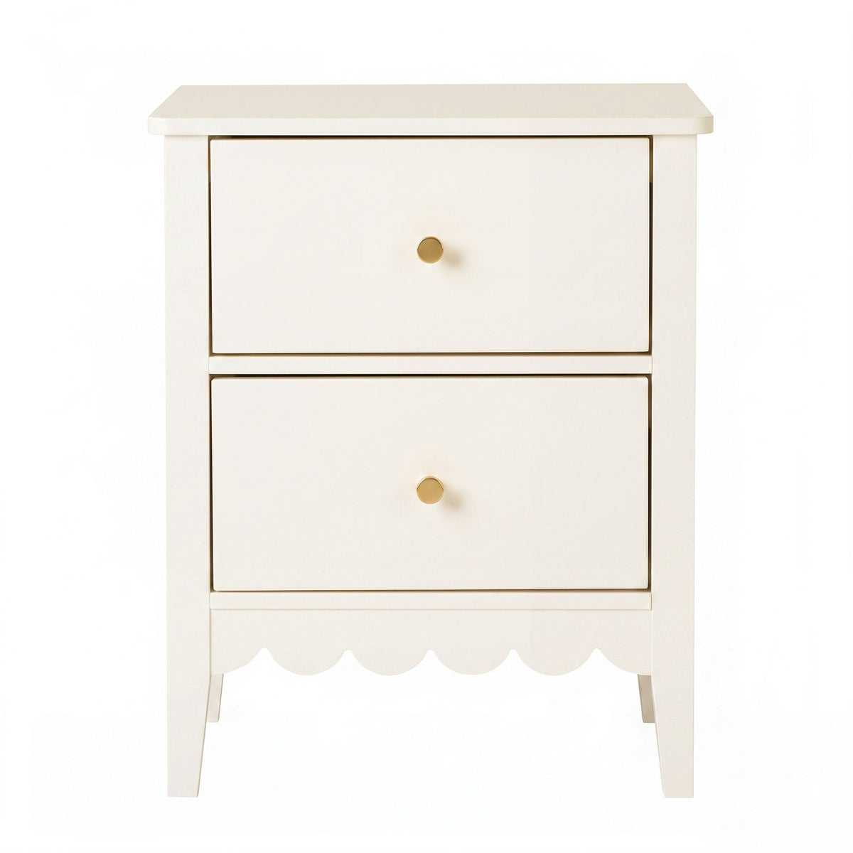 Artiss Bedside Table 2 Drawers Bedroom Storage Nightstand Beige