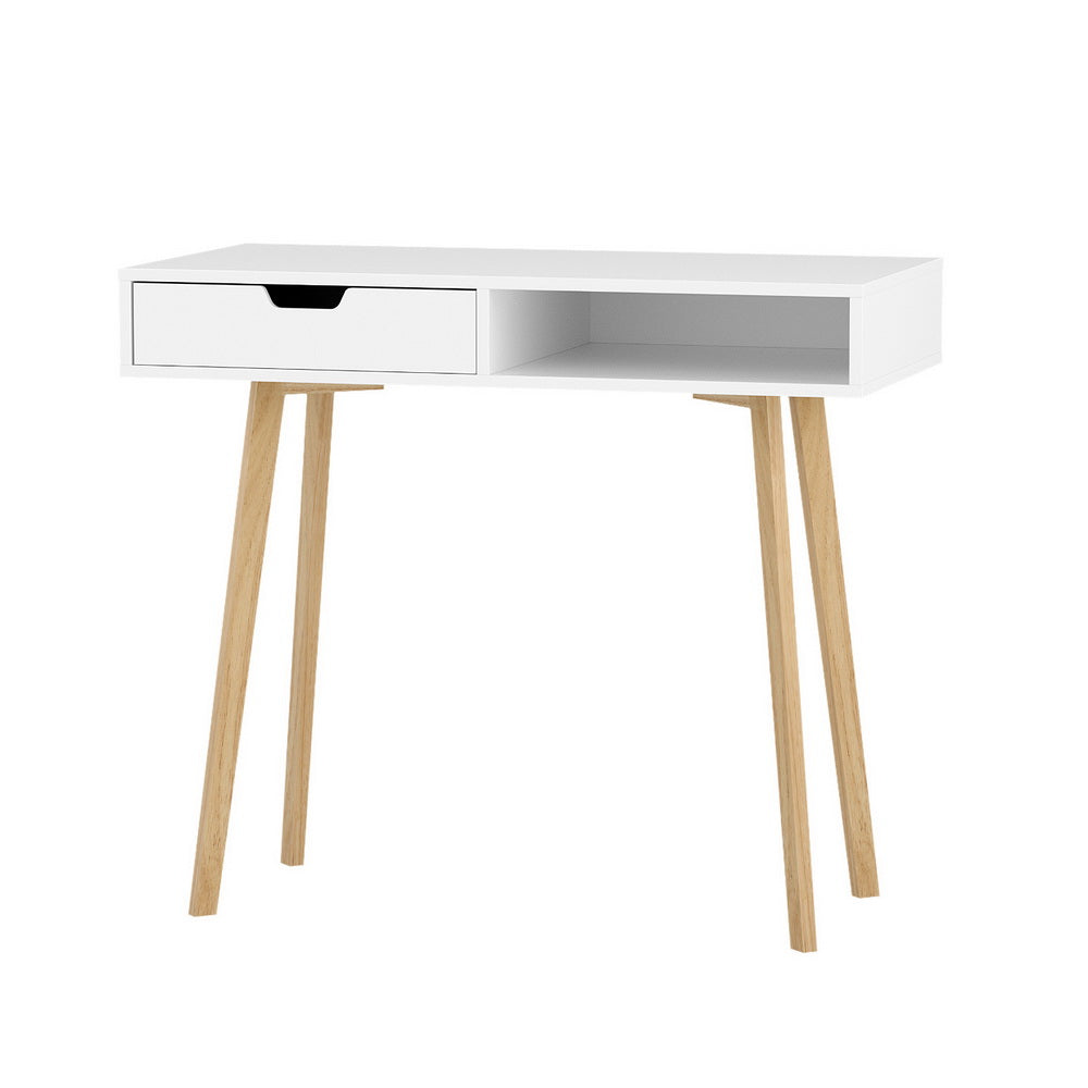 White Wooden computer desk