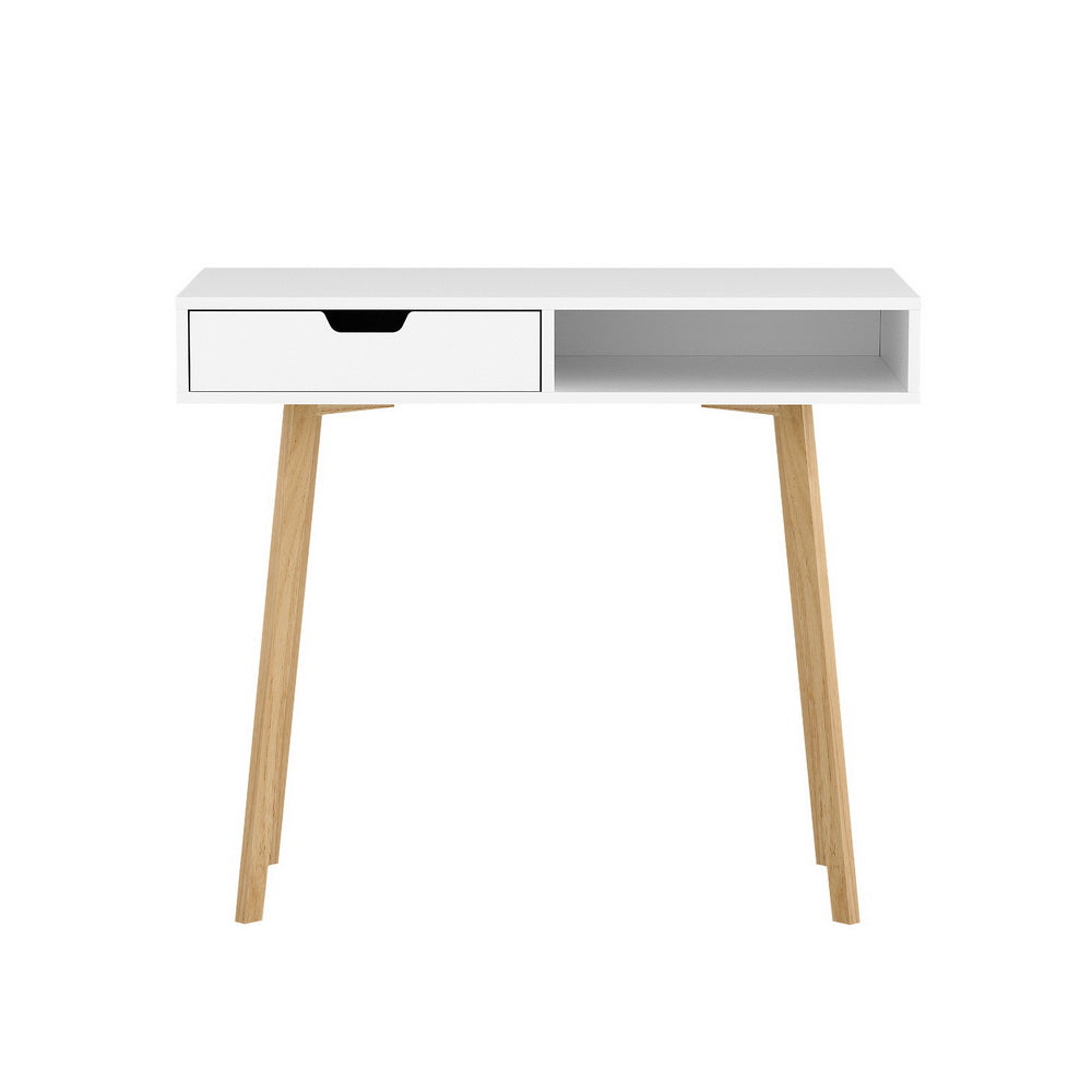 White Wooden computer desk