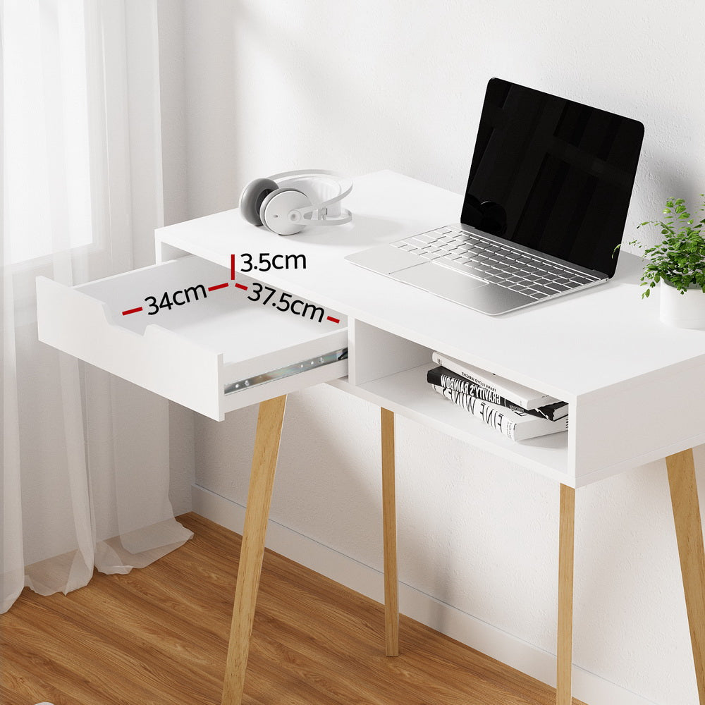 White Wooden computer desk