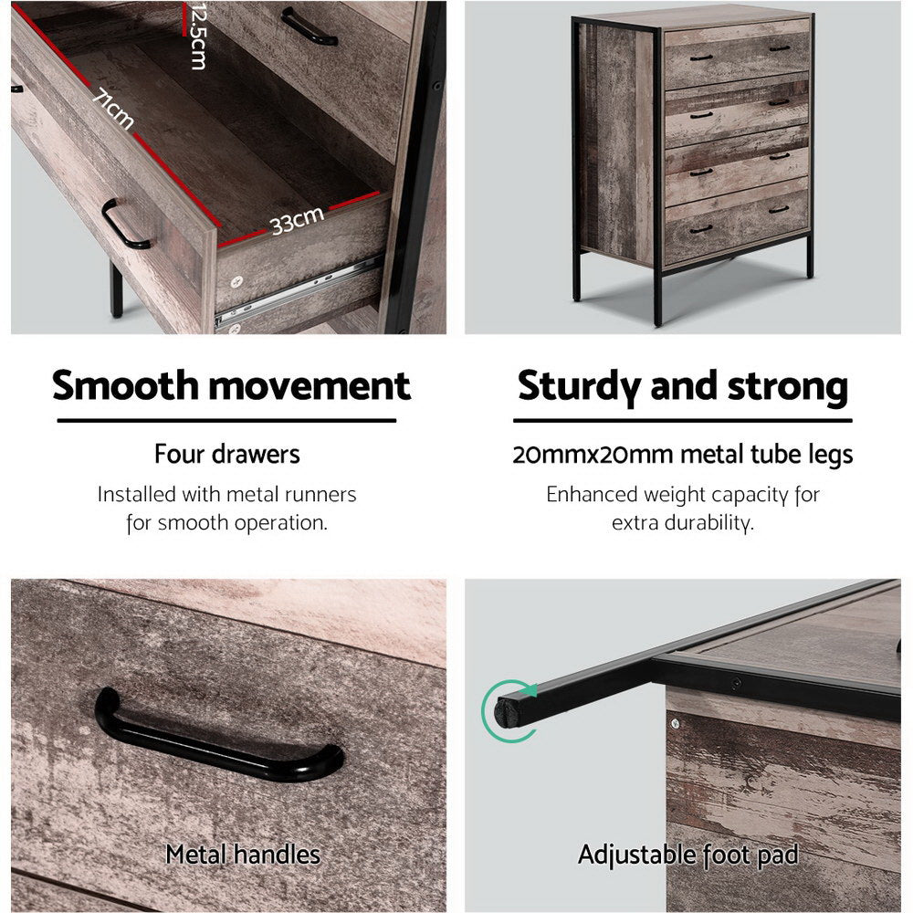 Rustic chest of drawers