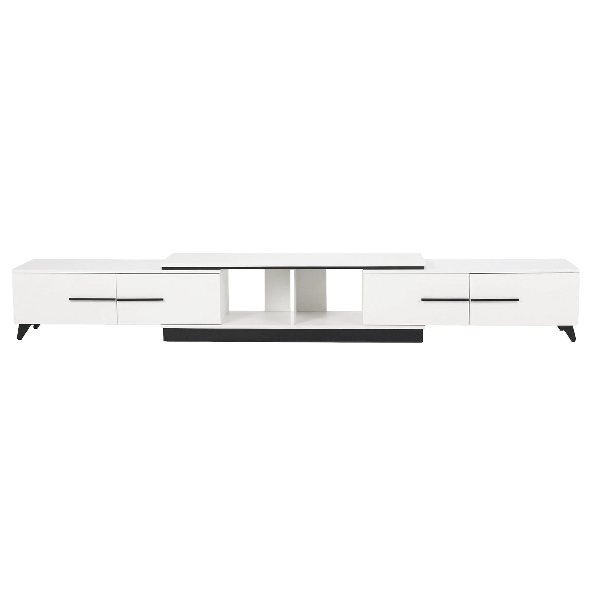Artiss Extendable TV Cabinet Entertainment Unit Stand White