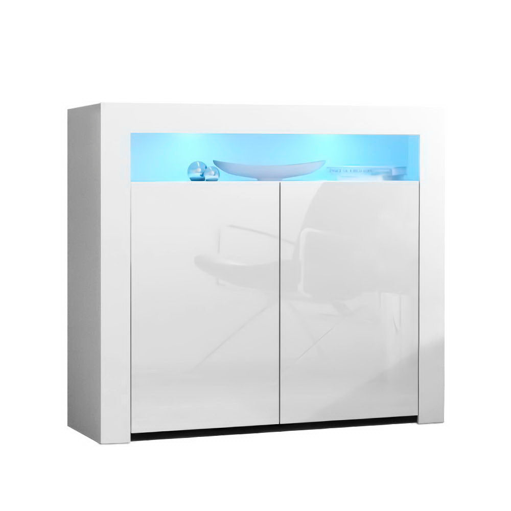 White LED Sideboard