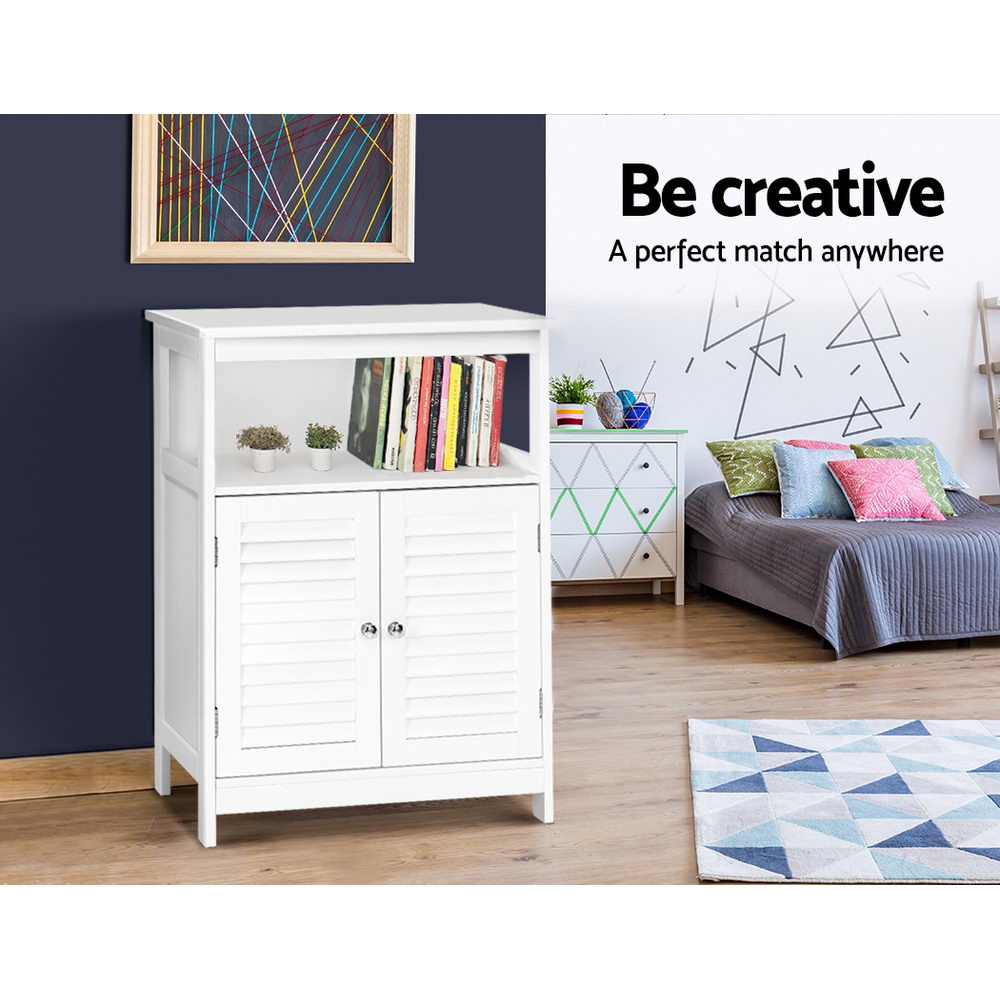 Charming White Buffet Sideboard