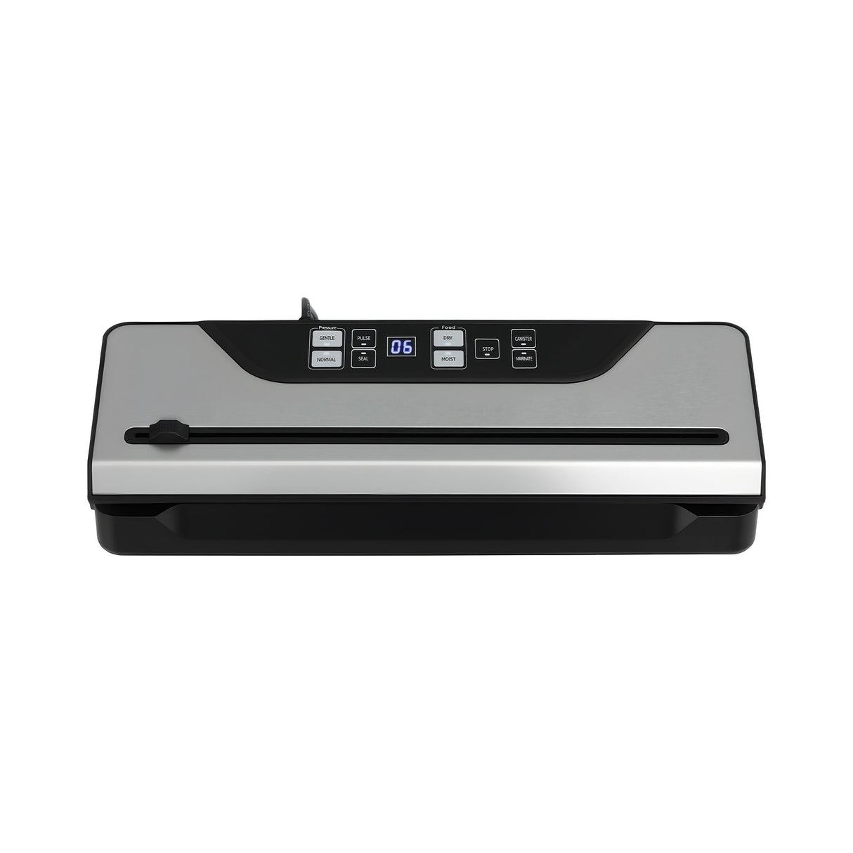 Devanti Food Vacuum Sealer Machine Auto Seal Slide Cutter 9 Modes Marinate Black